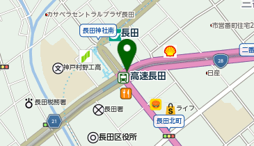 神戸市立高速長田駅前自転車駐車場の地図画像