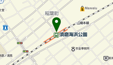 神戸市立須磨海浜公園駅前自転車駐車場の地図画像