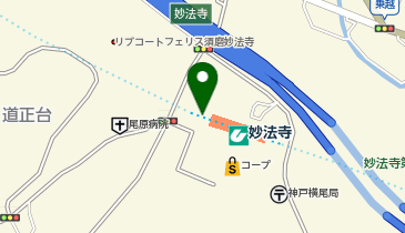 神戸市立妙法寺駅前自転車駐車場の地図画像