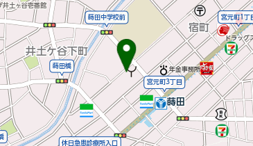 蒔田駅第2駐輪場の地図画像
