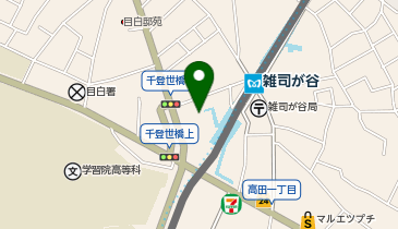 千登世橋自転車駐車場の地図画像