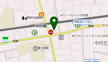 三井住友銀行中村橋支店お客さま駐輪場の地図画像