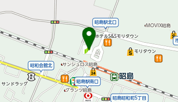 サイカパーク昭島駅北口駐輪場の地図画像