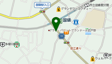 三井住友銀行国領支店お客さま駐輪場の地図画像