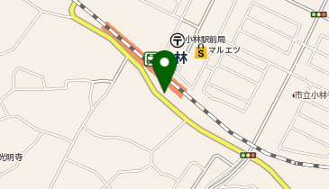 小林駅南口自転車駐車場の地図画像