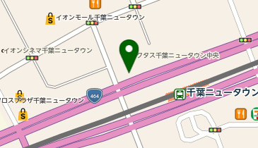 千葉ニュータウン中央駅北口自転車駐車場の地図画像