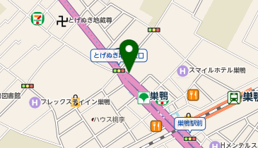 巣鴨駅北口白山通り自転車駐車場 Aエリアの地図画像