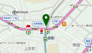 反町駅駐輪場の地図画像