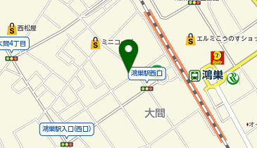 Cyclepark 鴻巣駅西口自転車駐車場の地図画像