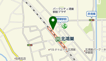 Cyclepark 北鴻巣駅東口第二自転車駐車場の地図画像