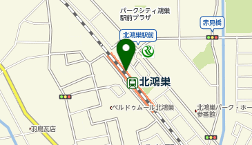 Cyclepark 北鴻巣駅西口自転車駐車場の地図画像