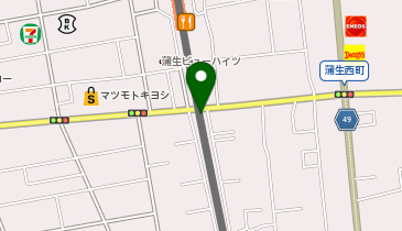 Cyclepark 蒲生駅自転車駐車場の地図画像