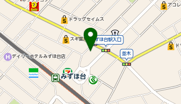 Cyclepark みずほ台駅東口市立自転車駐車場の地図画像