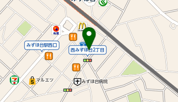 Cyclepark みずほ台駅西口市立自転車駐車場の地図画像