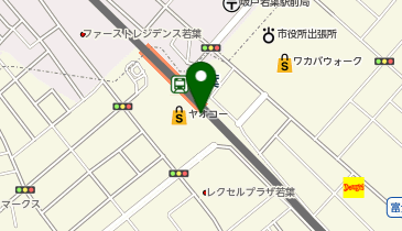 Cyclepark 若葉駅西口自転車駐車場の地図画像