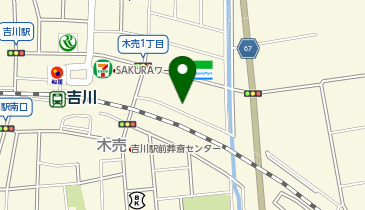 Cyclepark 吉川駅北自転車駐車場の地図画像