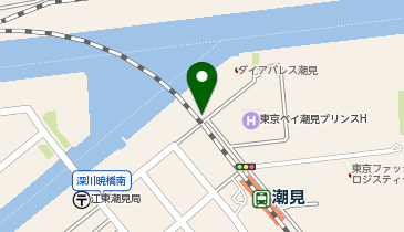 Cyclepark 江東区立潮見駅自転車駐車場の地図画像