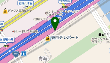 Cyclepark 江東区立東京テレポート駅自転車駐車場の地図画像