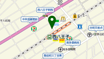 Cyclepark 西八王子駅北口自転車駐車場の地図画像