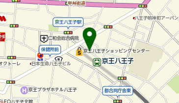 Cyclepark 京王八王子駅中央第2自転車駐車場の地図画像