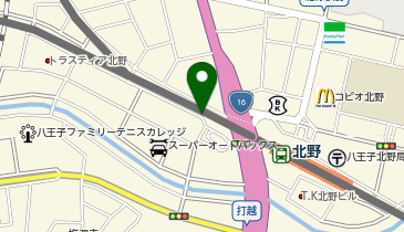 Cyclepark 北野駅西自転車駐車場の地図画像