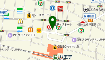 Cyclepark 八王子駅北口駅前駐輪帯自転車駐車場の地図画像