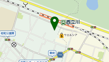 Cyclepark 西立川駅有料自転車駐車場の地図画像