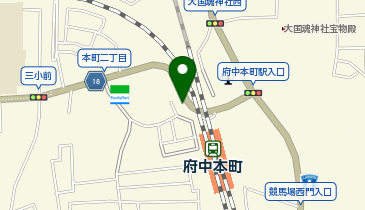 Cyclepark 府中本町駅第1自転車駐車場の地図画像