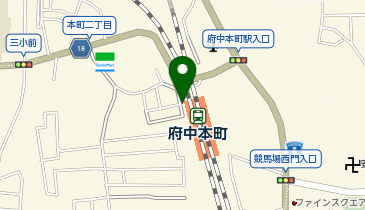 Cyclepark 府中本町駅第2自転車駐車場の地図画像