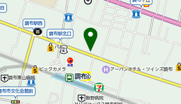 Cyclepark 調布駅北第1自転車駐車場の地図画像