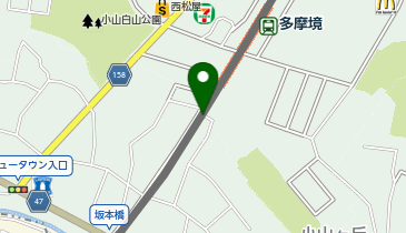 Cyclepark 多摩境駅南側自転車駐車場の地図画像