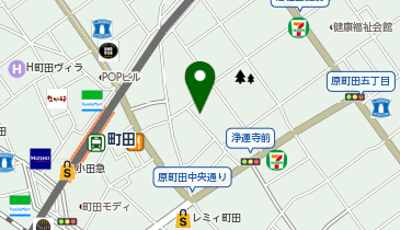 Cyclepark 原町田六丁目自転車駐車場の地図画像