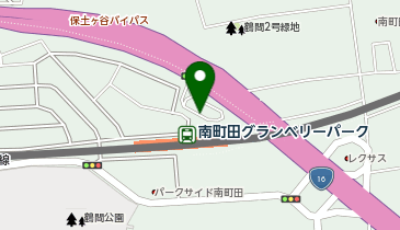 Cyclepark 南町田グランベリーパーク駅北口地下自転車駐車場の地図画像