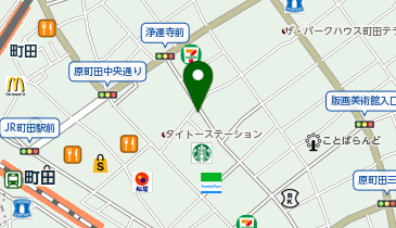 Cyclepark 原町田四丁目自転車駐車場の地図画像