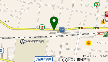 Cyclepark 武蔵小金井駅西側バイク自転車駐車場の地図画像