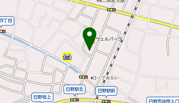 Cyclepark 日野駅北自転車駐車場の地図画像