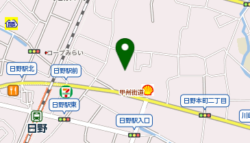 Cyclepark 日野駅東第2自転車駐車場の地図画像