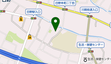 Cyclepark 日野駅東第1自転車駐車場の地図画像