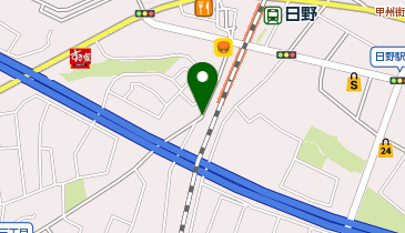 Cyclepark 日野駅西自転車駐車場の地図画像