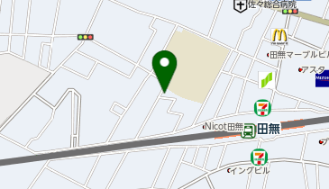 Cyclepark 田無駅北口第2自転車駐車場の地図画像