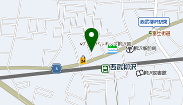 Cyclepark 西武柳沢駅北口第1自転車駐車場の地図画像