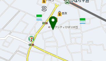 Cyclepark ひばりヶ丘駅南口谷戸自転車駐車場の地図画像