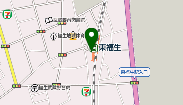 Cyclepark 東福生駅西口自転車駐車場の地図画像
