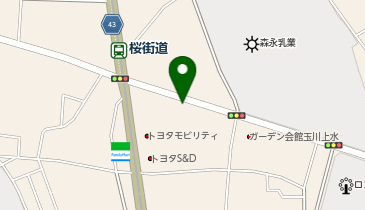 Cyclepark 桜街道駅第4公共自転車駐車場の地図画像