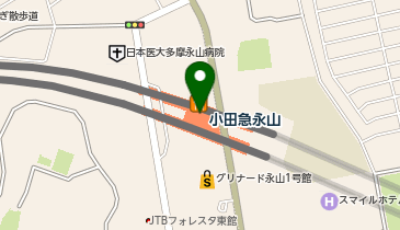 Cyclepark 京王永山駅自転車駐車場の地図画像