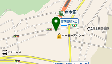 Cyclepark 唐木田駅自転車駐車場の地図画像