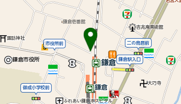 Cyclepark 鎌倉駅西口第1自転車駐車場の地図画像