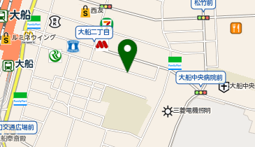 Cyclepark 大船駅東口暫定第4自転車駐車場の地図画像