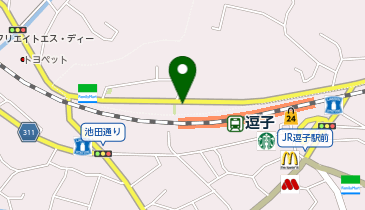 Cyclepark JR逗子駅西自転車駐車場の地図画像