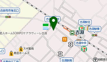 Cyclepark 古淵駅南口自転車駐車場の地図画像